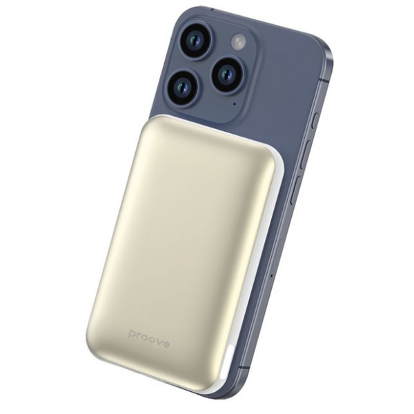 Power Bank Proove Vibe Energy Plus 22.5W 10000mAh White/Gold (PBVE15012202) (Код товару:41619) Харків - зображення 2