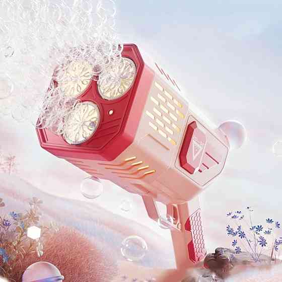 Пистолет с мыльными пузырями SHT 333-16 на 36 отверстий + 2xbottle 150ml Херсон