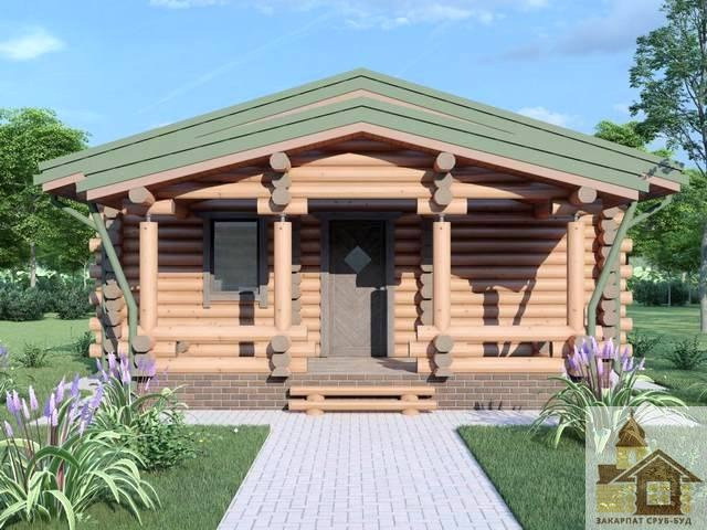Купити зруб з брусу під ключ з індивідуальним проектом від Закарпат Зруб-Буд Одеса - зображення 5