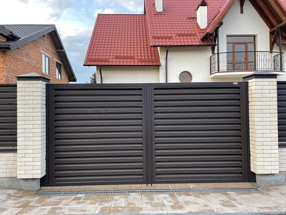 Ворота відкатні та розсувні.Огорожі та паркани.Паркан Жалюзі та Ранчо. Львів - зображення 9