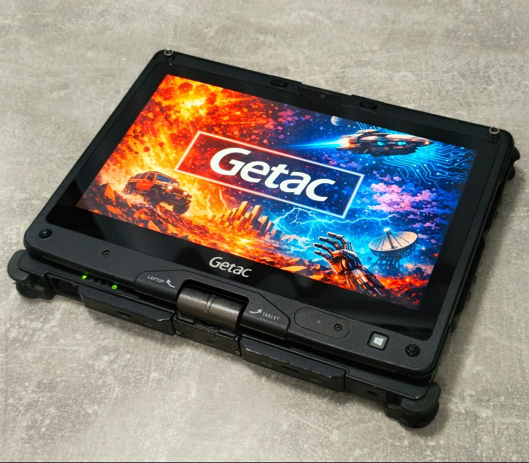 Захищений сенсорний ноутбук трансформер Getac V110 G3 i5 800 NIT IPS touch Rugged Відеокарта MIL‐STD Київ - зображення 3