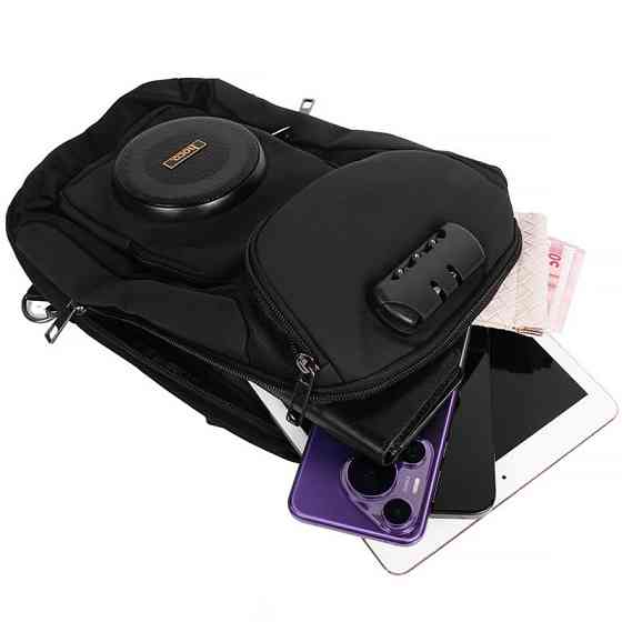 Уценка Слинг-рюкзак со встроенной колонкой Hoco HC42 Journey Bass Херсон