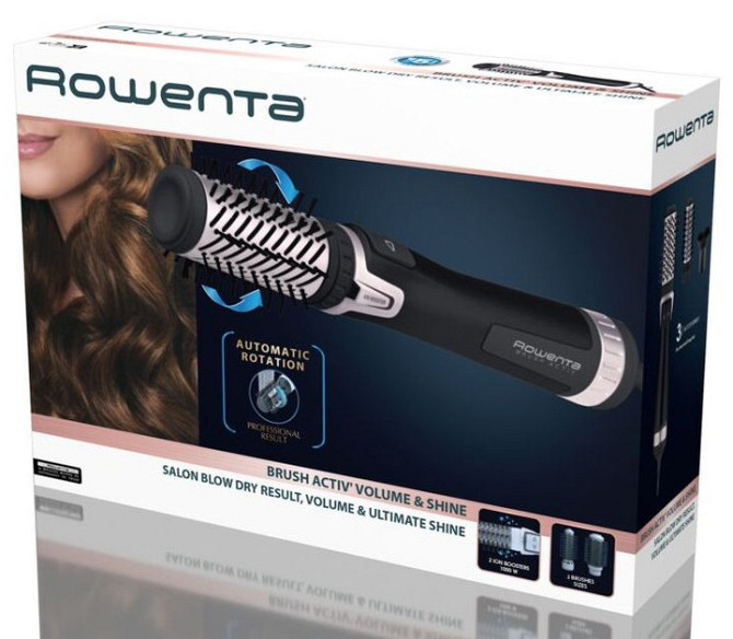 Фен-щетка Rowenta Activ Dry & Style CF9550F0 1000 Вт черный Киев - изображение 3