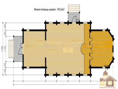 Дерев'яна церква на замовлення з Карпат – якісне будівництво зрубів під ключ від Закарпат Зруб-Буд Одеса - зображення 4