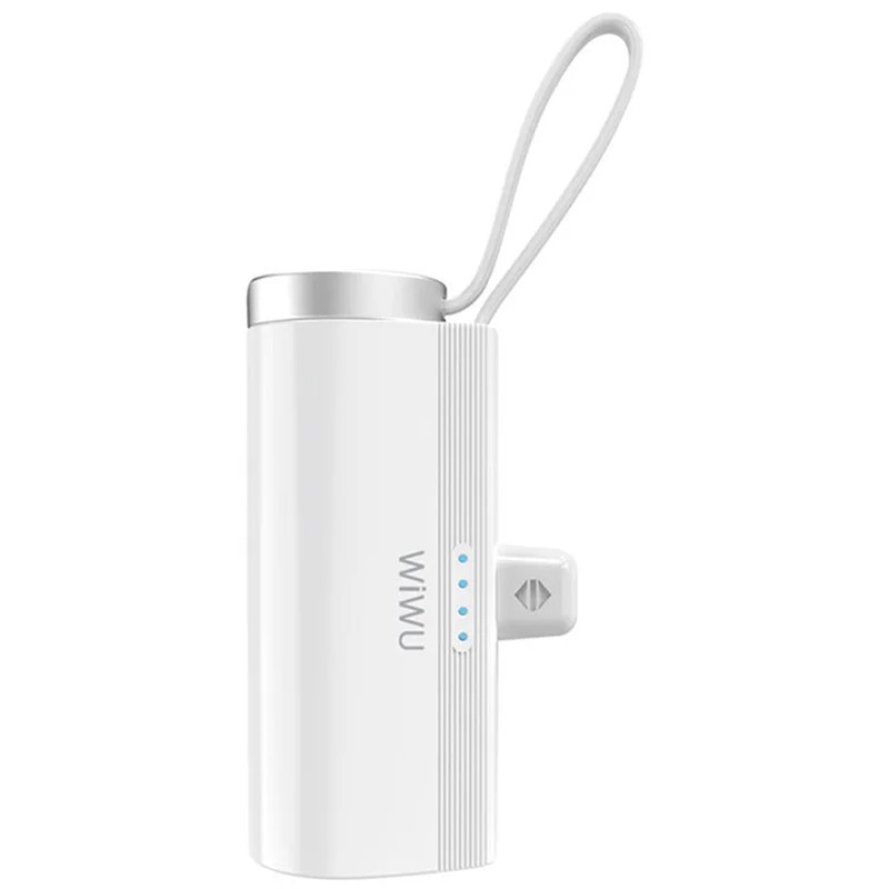 Портативное ЗУ Power Bank WIWU W026 2 in 1 Type-C с БЗУ For Apple Watch 15W 5000 mAh Херсон - зображення 4