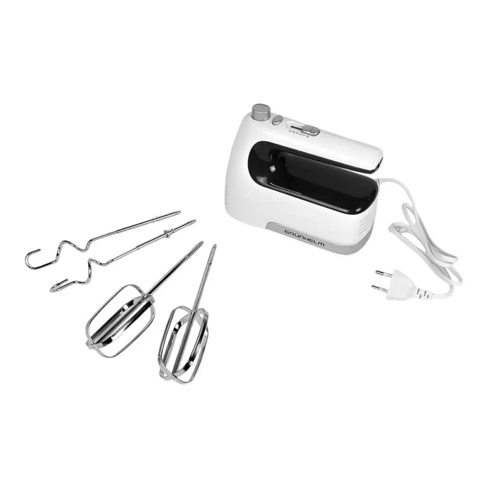 Миксер ручной Grunhelm GRM676 400 Вт белый Киев - изображение 4