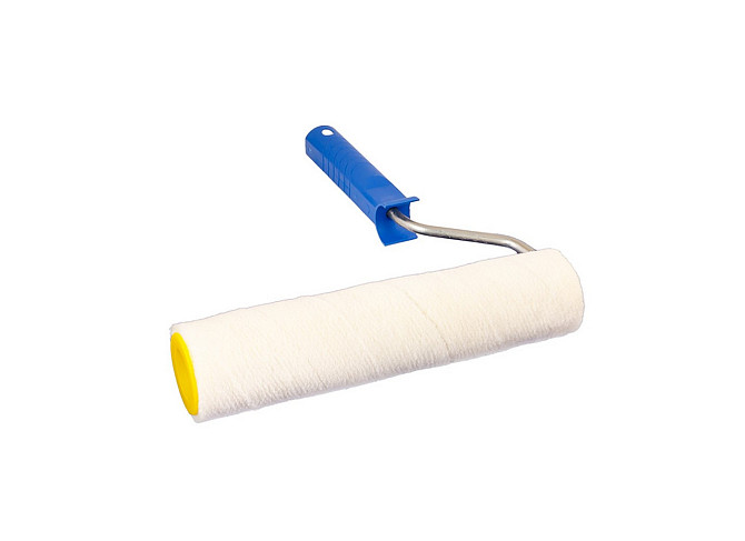 Валик малярный MASTERTOOL Velour 48/250/4 мм Ø 8 мм с ручкой 92-5604-P Харків - зображення 1