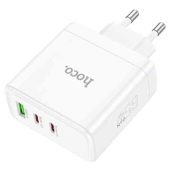 СЗУ Hoco N30 Glory PD65W+QC3.0 (1USB-A/2C) Херсон