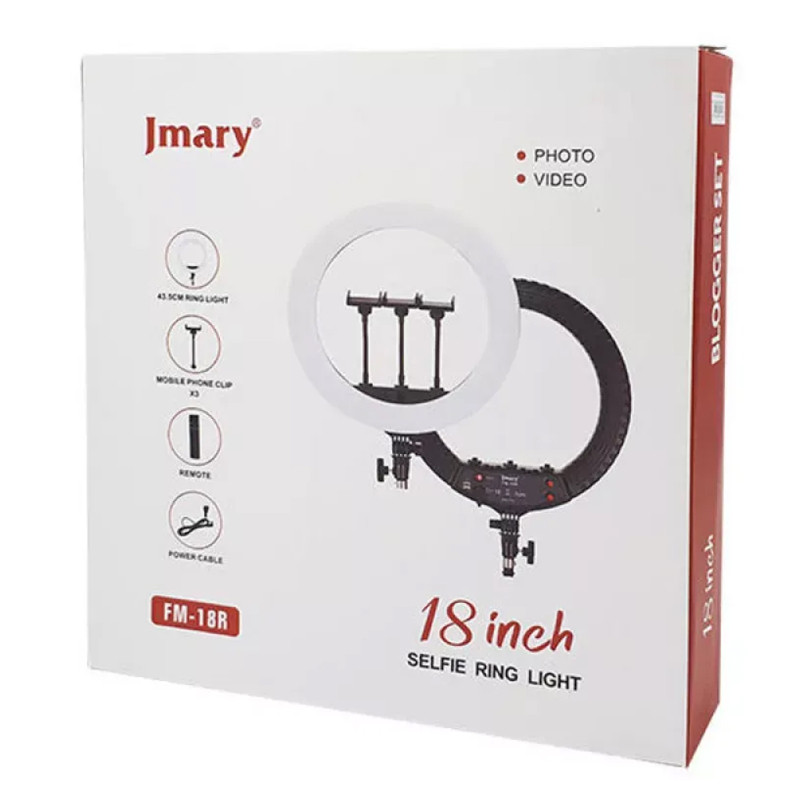Кольцевая светодиодная LED лампа Jmary FM-18R Херсон - зображення 2