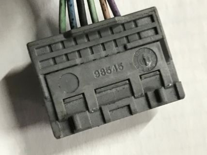 Бу разъем фишка кнопки аварийки Renault Megane Scenic 2, 98545, серая. Кропивницький - зображення 1