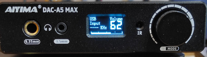 ЦАП AIYIMA Audio DAC-A5 MAX - твік TI OPA1612 x2 без блоку живлення Київ - зображення 3