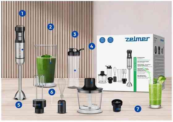 Блендер стационарный Zelmer ZHB4753 1800 Вт серебристый Киев
