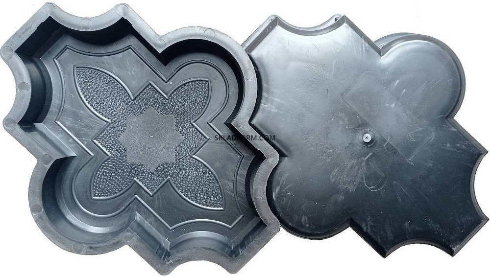 Формы для тротуарной плитки Клевер узорный 2,5 см Дніпро - зображення 6