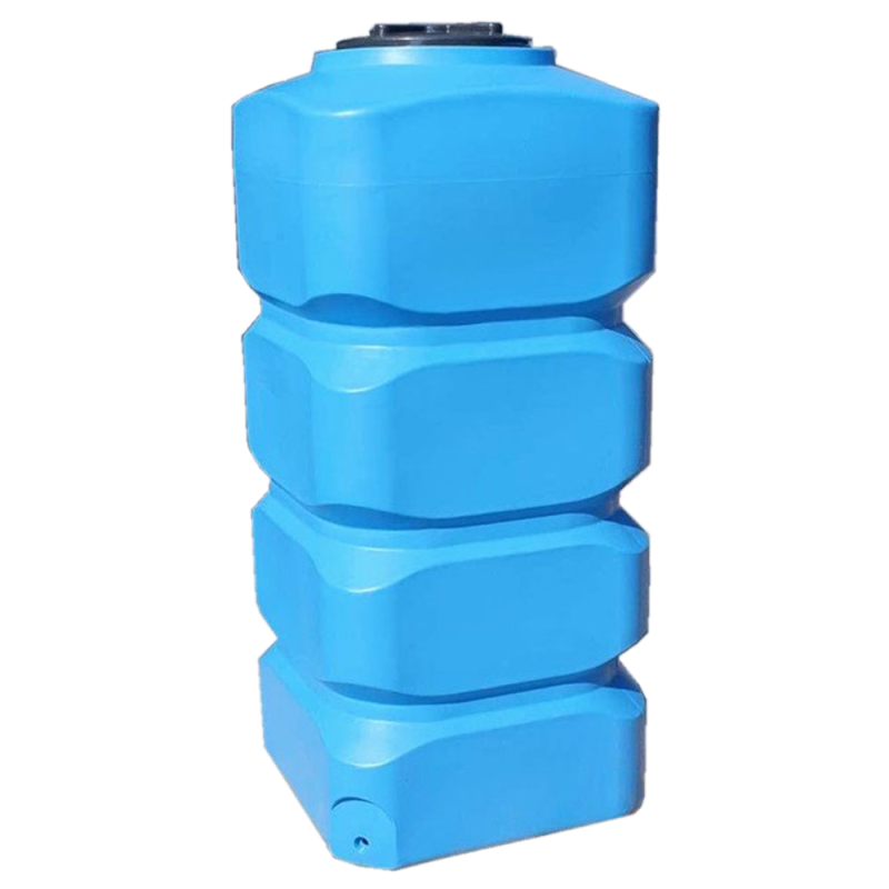 Емкость 750 л вертикальная квадратная голубая Киев - изображение 1