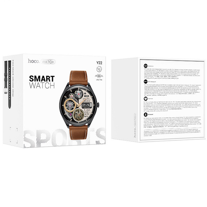 Смарт-часы Hoco Smart Watch Y22 Amoled Smart sports watch (call version) Херсон - изображение 2