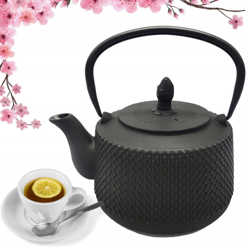 Чайник заварочный чугунный Kamille 1000 мл KM4833 Одеса - зображення 2