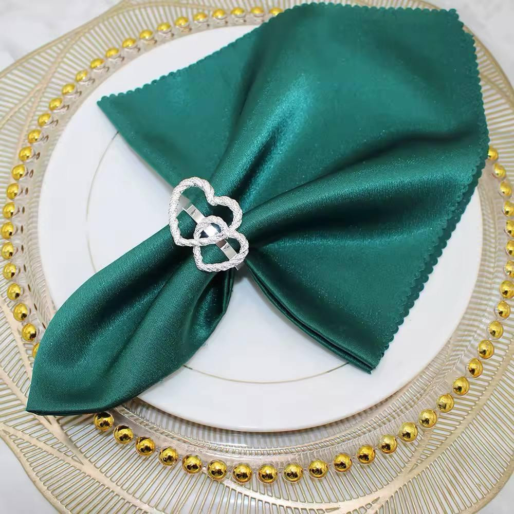 Кольца для салфеток Сердца Leeseph Silver 2 шт Одесса - изображение 5