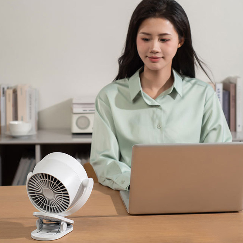 Настольный вентилятор F7 с зажимом 4000mAh Херсон - изображение 3