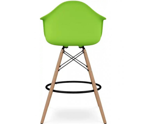 Стілець Тауер Вуд Eames барний високий зелений Дніпро - зображення 3