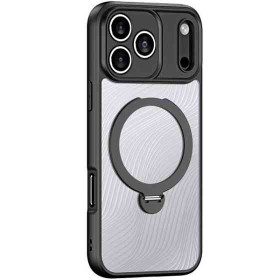 DM Чохол Aimo Mag Series TPU with Magnetic Stand для iPhone 17 Pro Black Харьков