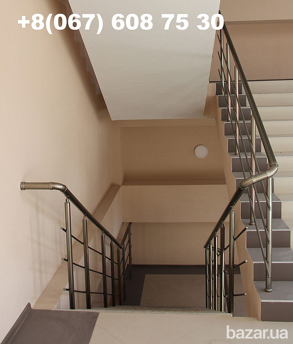 Перила из стекла ограждения из алюминия Одесса - изображение 9