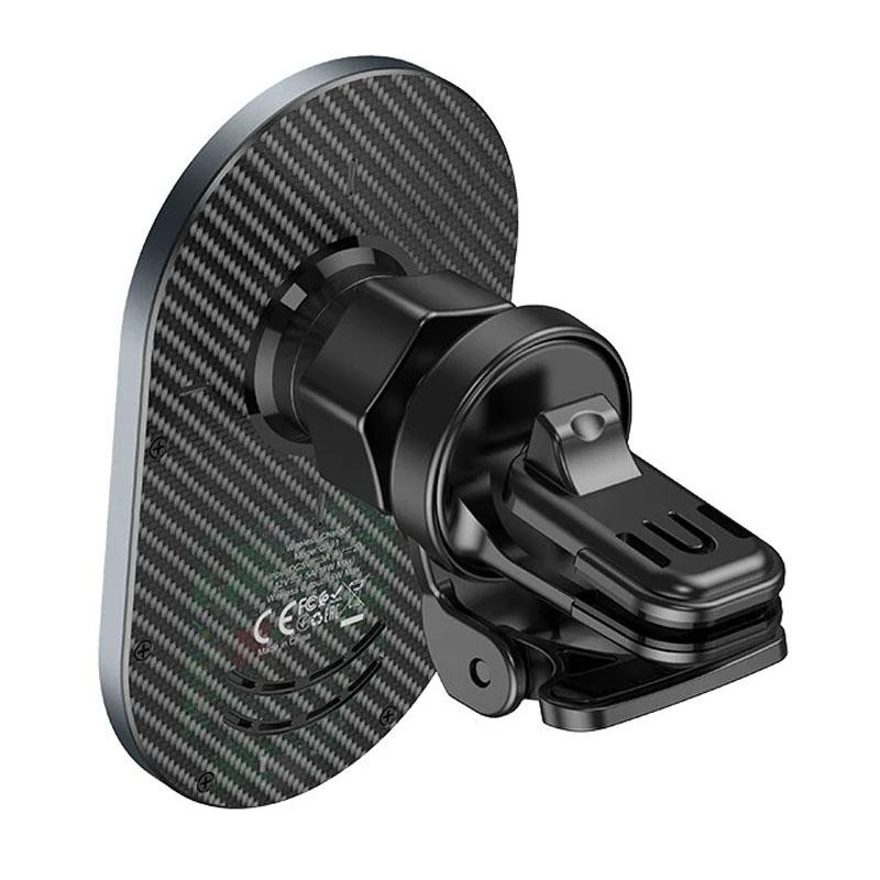 Уценка Автодержатель с БЗУ Hoco CA91 магнитный (PD 15W) Херсон - зображення 2