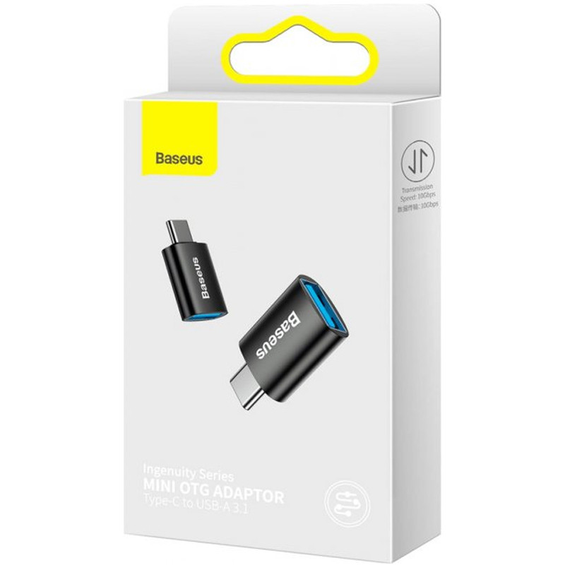 Переходник Baseus Ingenuity Series Mini Type-C to USB 3.1 (ZJJQ000001) Херсон - зображення 5