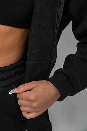 Спортивний костюм жіночий на флісі, чорний | Новий | S-XL Одеса