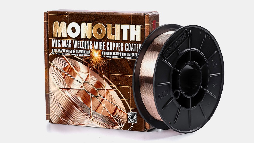 Дріт зварювальний СВ08Г2С д. 0,8 мм(катушка 2,5 кг) Київ - зображення 1