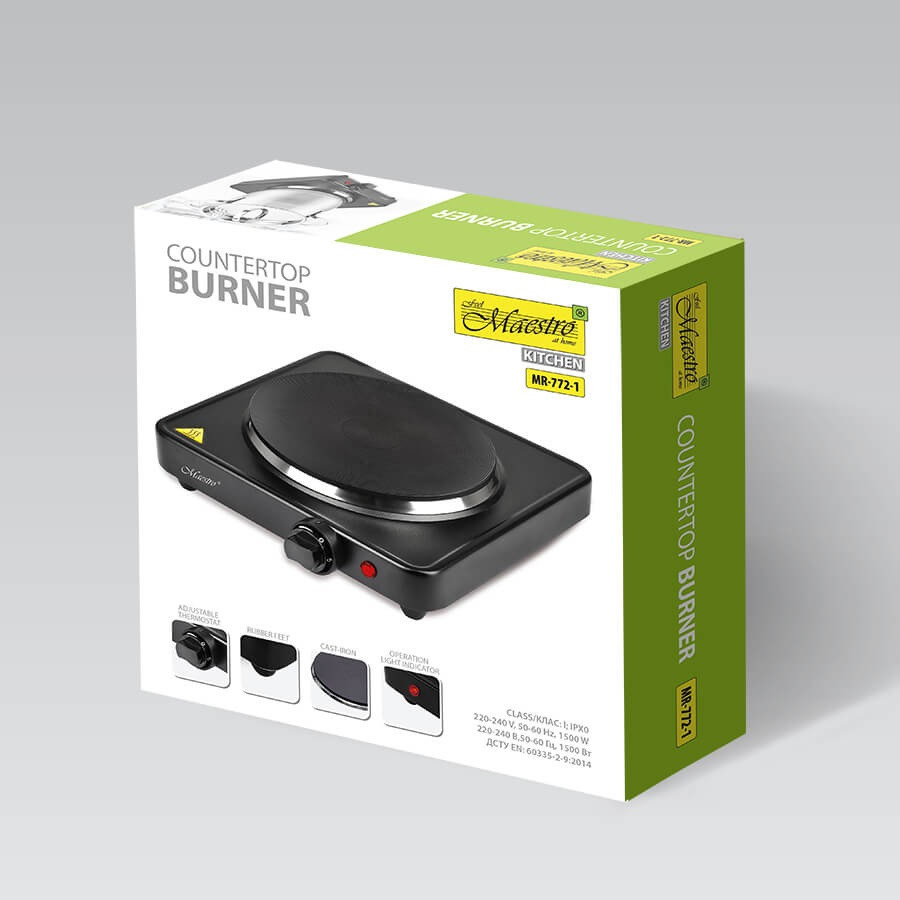 Электроплита Maestro MR-772-1 1500 Вт Киев - изображение 3