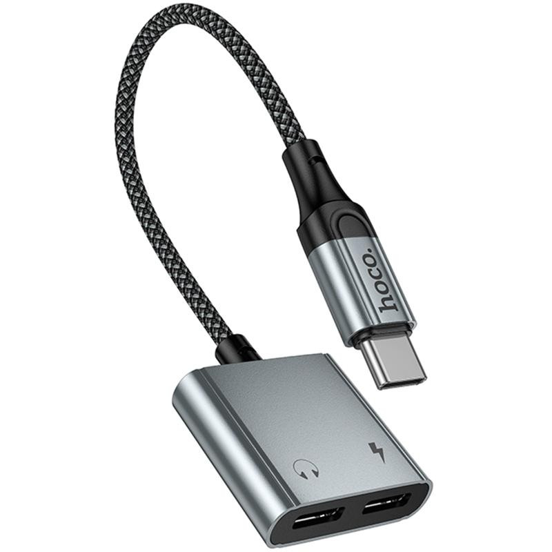 Переходник Hoco UPA34A Type-C to Type-C*2 Херсон - зображення 5