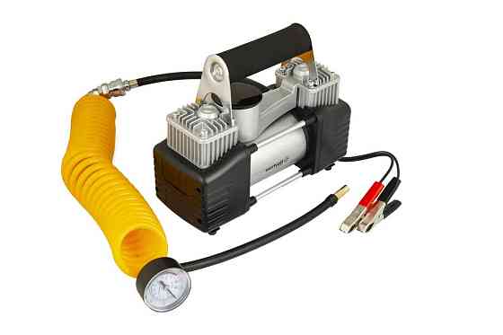 Компрессор автомобильный двухпоршневой WERTVOLL 12 V 150 PSI 25 A 300 Вт 85 л/мин сумка AC-2185 Харьков