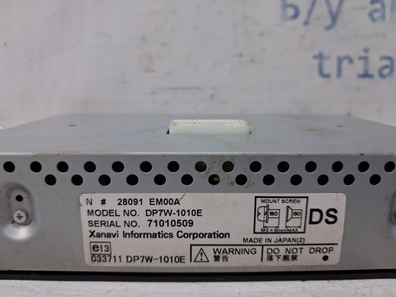 Дисплей информационный Nissan Qashqai 2006-2013 28091EM00A (Арт. 65516) Київ - зображення 5