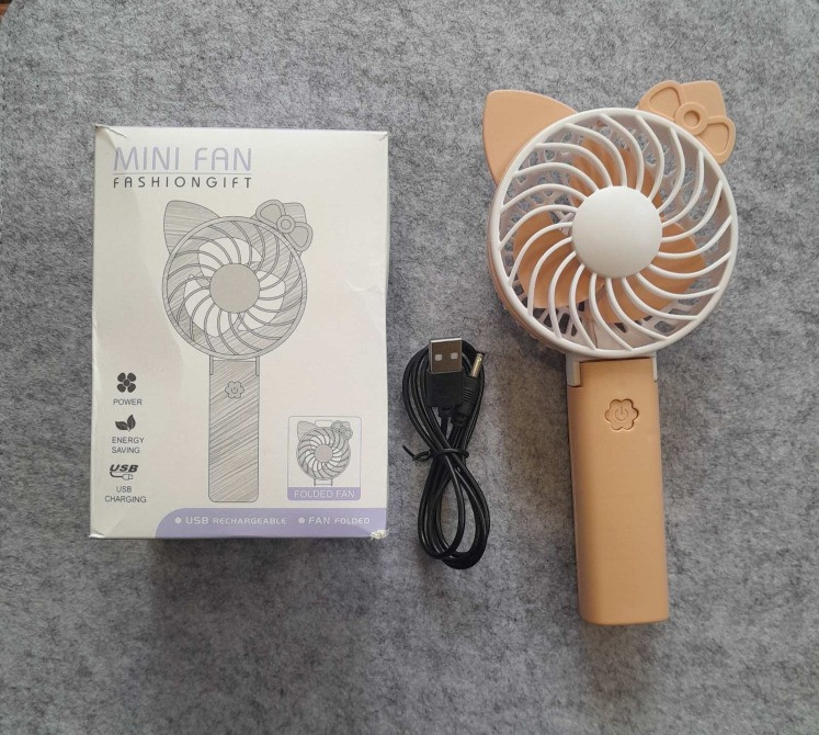 Ручний вентилятор портативний Mini Aero Fan на акумуляторі Косов - изображение 7