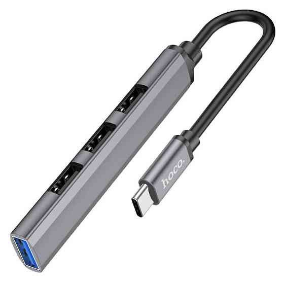 Переходник Hoco HB26 4in1 (Type-C to USB3.0+USB2.0*3) Херсон