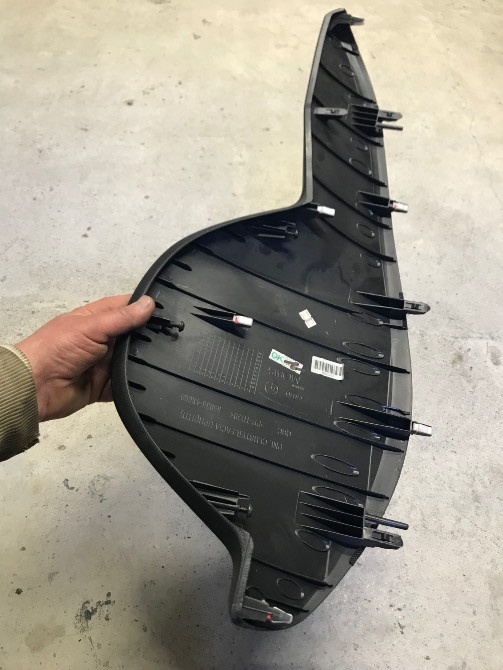 Бу козырёк накладка панели приборов Kia Rio 3, 85835-4X000 Кропивницький - зображення 2