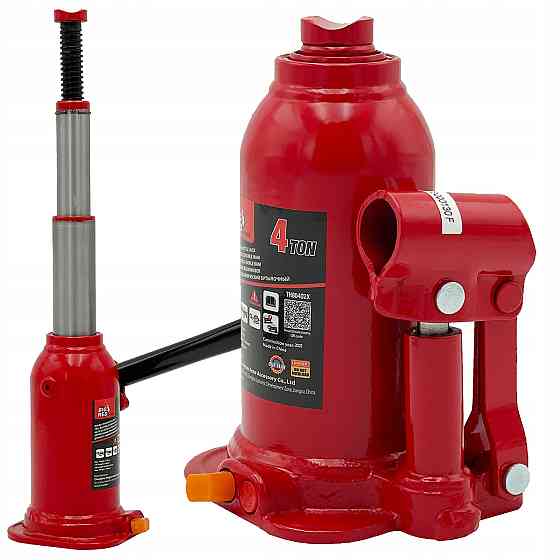 Домкрат низкий столбчатый бутылочный двухступенчатый 4 т 170–410 мм TORIN TH80402X Харків