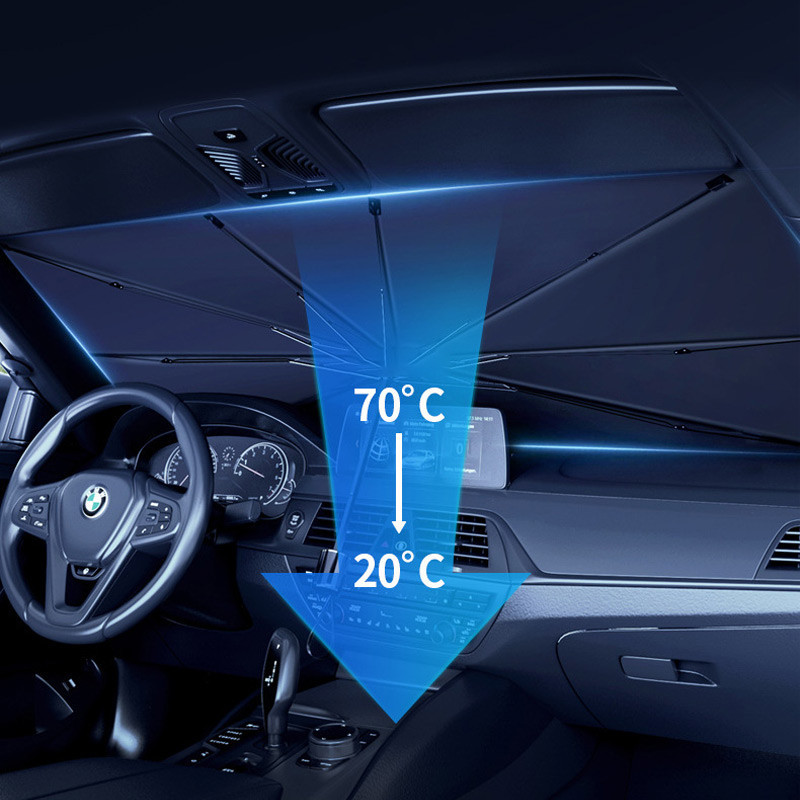 Солнцезащитный зонтик для автомобиля (1.40x0.80m) Херсон - зображення 6