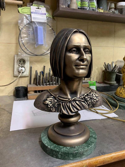 Ексклюзивні бронзові бюсти на замовлення Київ - зображення 6