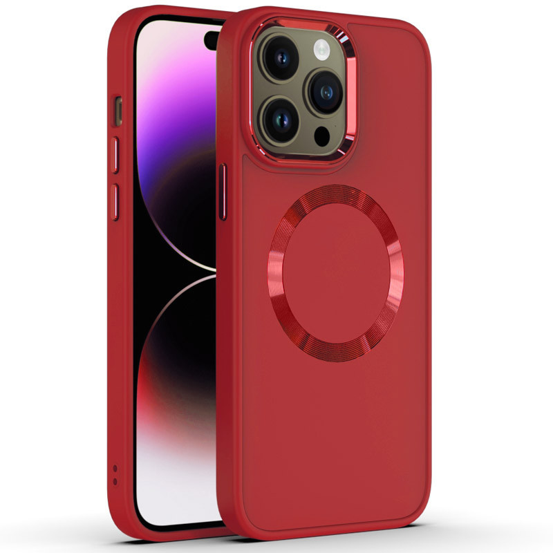 TPU чехол Bonbon Metal Style with MagSafe для Apple iPhone 14 Pro (6.1") Херсон - зображення 3