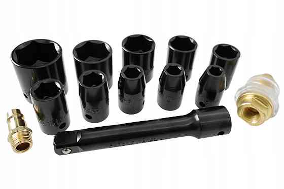 Пневмогайковерт с набором пневмоинструмента 1/2" 17ед. AIRKRAFT AT-5004SG Харків