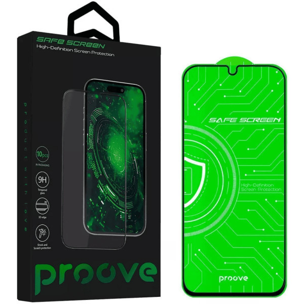 Захисне скло Proove Safe Screen для Moto G06/G06 Power (10) Black (PGPSSMG06001) Харків - зображення 1