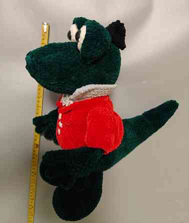 Крокодил іграшка м'яка в'язана зелена сувенір подарунок hand made ручна робота Нововолынск