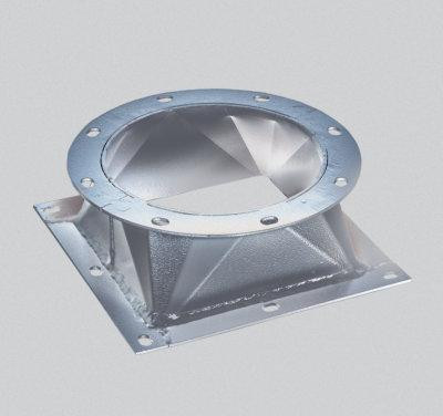 Патрубок самотечный  с квадрата на круг , переходы Київ - зображення 2