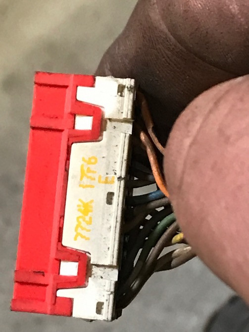 Бу разъём фишка панели приборов Renault Laguna 1, 7734K 18F6, 7724K 17F6 Кропивницький - зображення 4