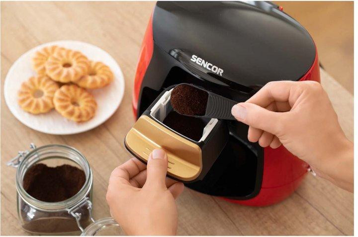 Кофеварка капельная Sencor SСE-2101RD 500 Вт красная Киев - изображение 7