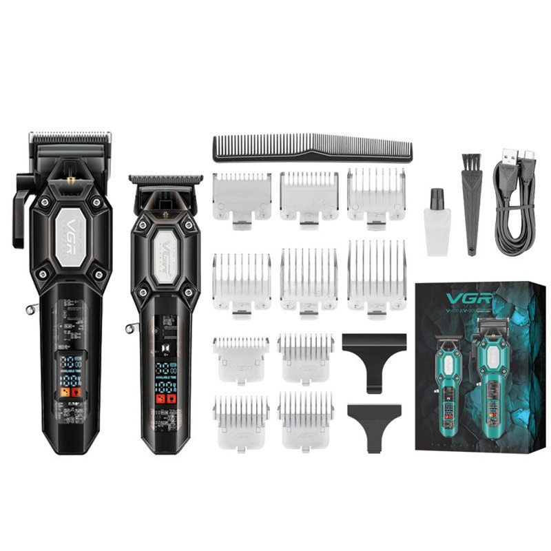 Комплект длят стрижки VGR V-600&900 BLACK черный Киев - изображение 1