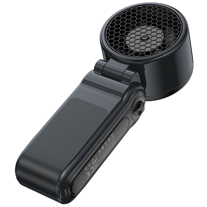 Портативный вентилятор Hoco HX604 handheld folding fan 3000 mAh Херсон - зображення 2