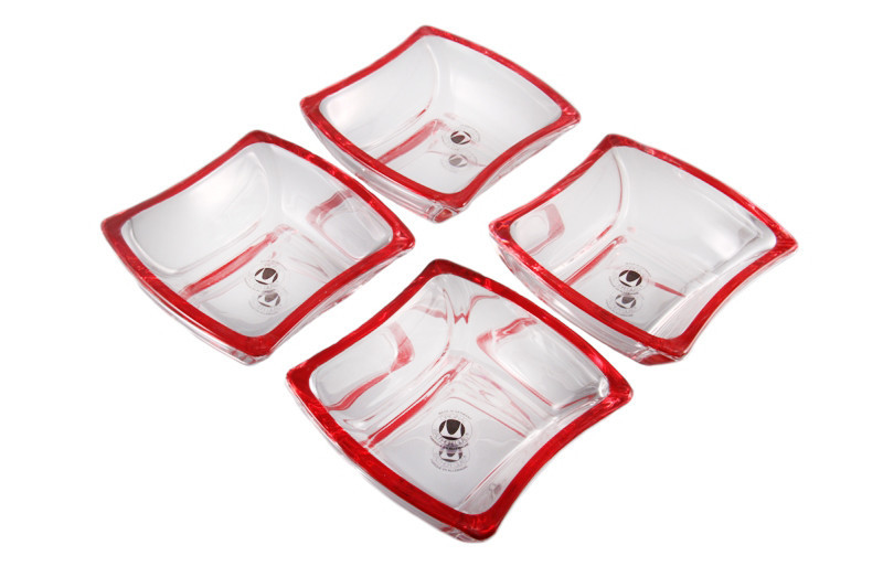 Набір салатників 9.5 см 4 шт Winx Cherry Red Walther-Glas WG-4484 Київ - зображення 1