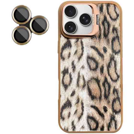Чехол TPU+PC Wild Leopard with MagSafe and Lens для Apple iPhone 16 Pro (6.3") Херсон
